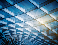 geometrically shaped building side