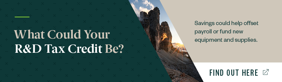 Click here to submit an R&D tax credit benefits estimate