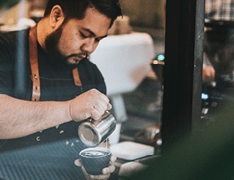 barista working