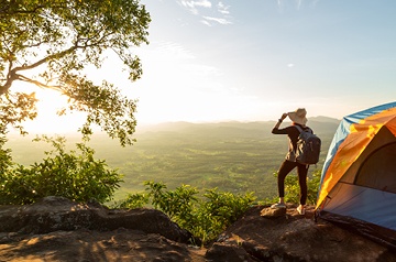 Camping vista