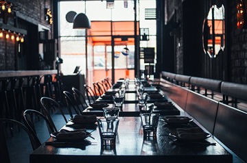 empty restaurant bar