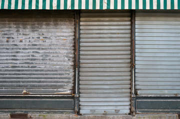 business shuttered closed