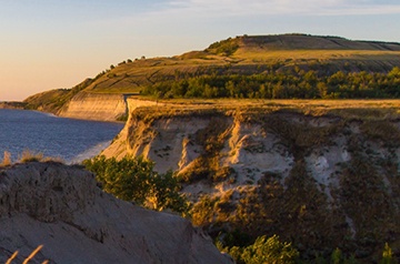 grass-covered coastal cliffs