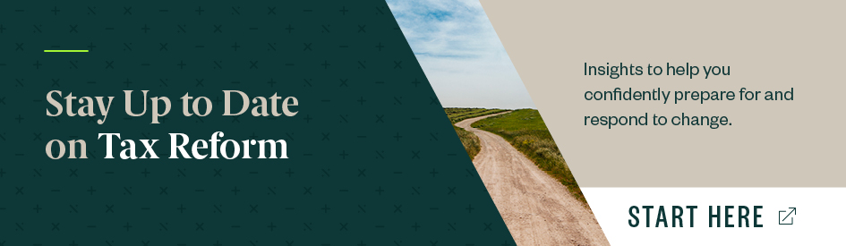 Click here for more content exploring key provisions of President Trump’s tax reform initiatives