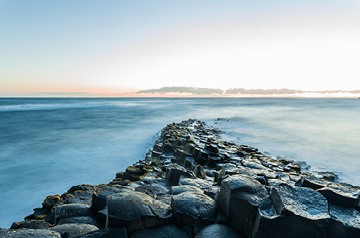 geometric rock formations