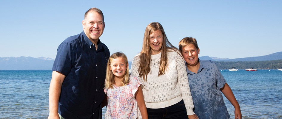 Nathan Wright and his family